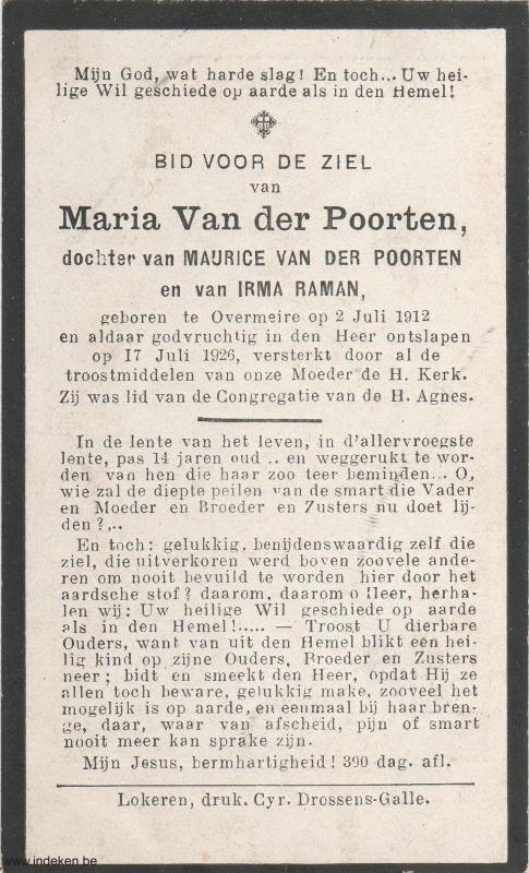 Maria Van der Poorten