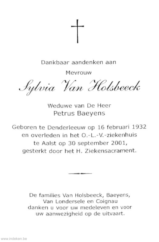 Sylvia Van Holsbeeck