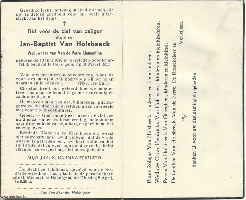 Jan Baptist Van Holsbeeck