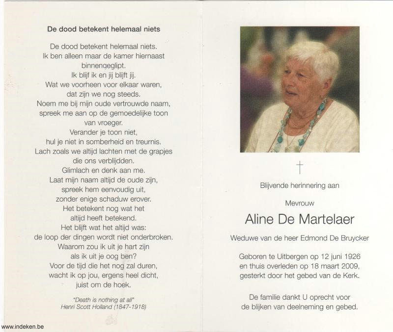 Aline De Martelaer