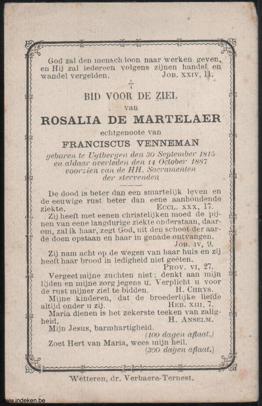 Rosalia De Martelaer