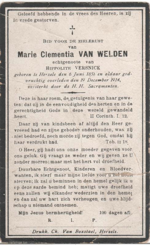 Maria Clementia Van Welden