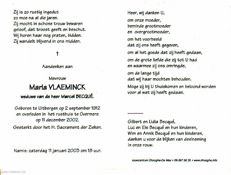 Maria Vlaeminck