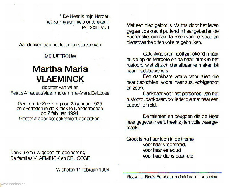 Maria Martha Vlaeminck