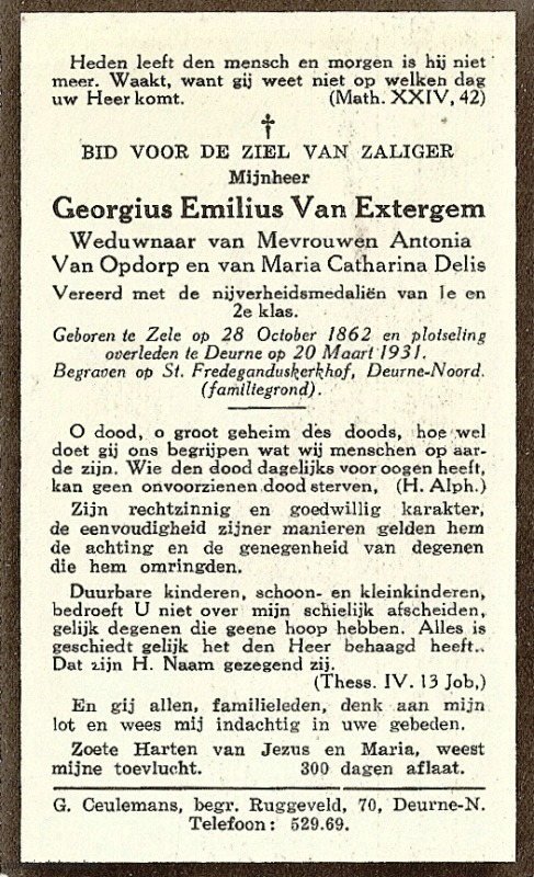 Georgius Emilius Van Extergem