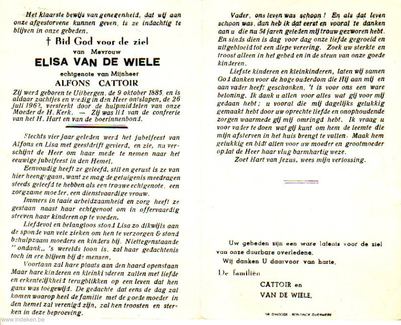 Elisa Catharina Van De Wiele