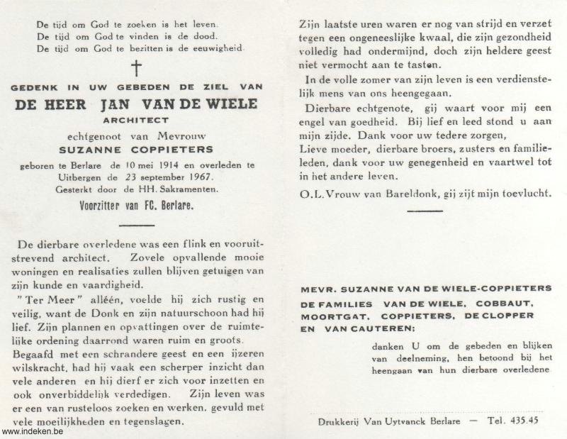 Jan Van De Wiele