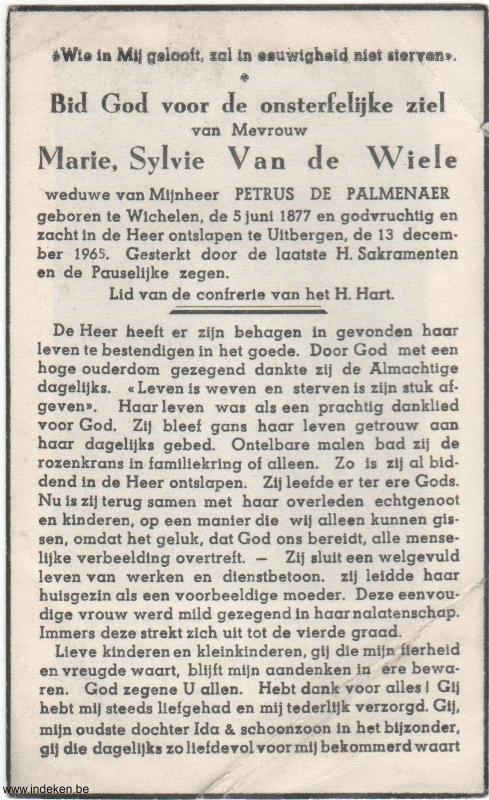 Marie Sylvie Van De Wiele