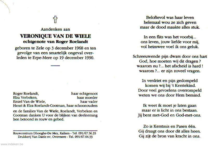 Veronique Van De Wiele