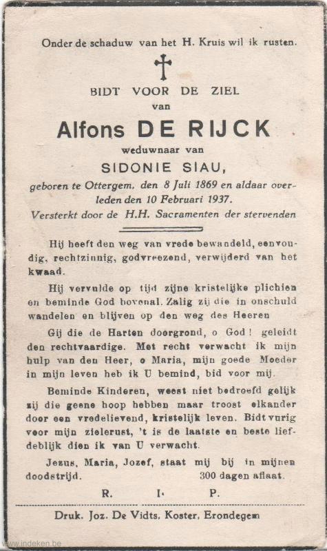 Alfons De Rijck
