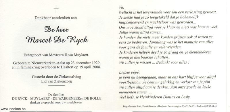 Marcel De Rijck