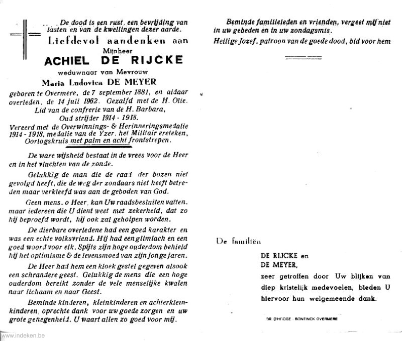 Achiel De Rijcke