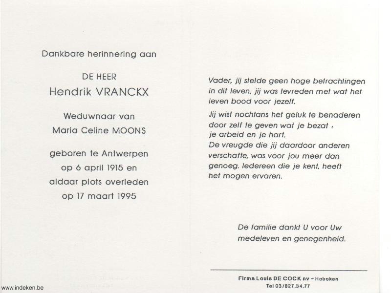 Hendrik Vranckx