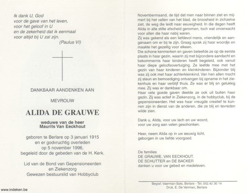 Alida De Grauwe