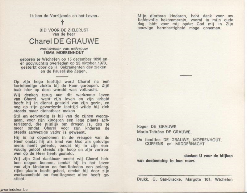 Charel De Grauwe