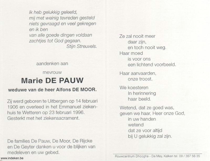 Marie De Pauw