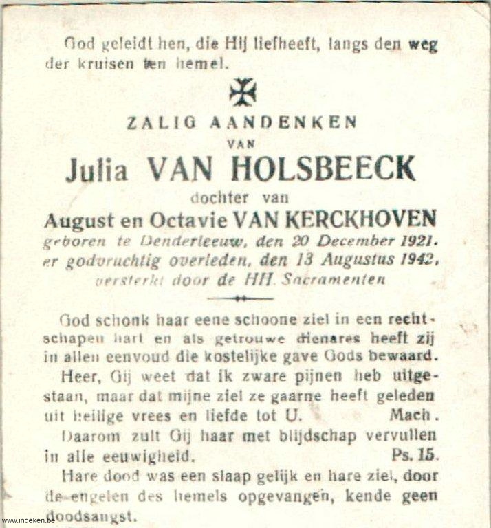 Julia Van Holsbeeck