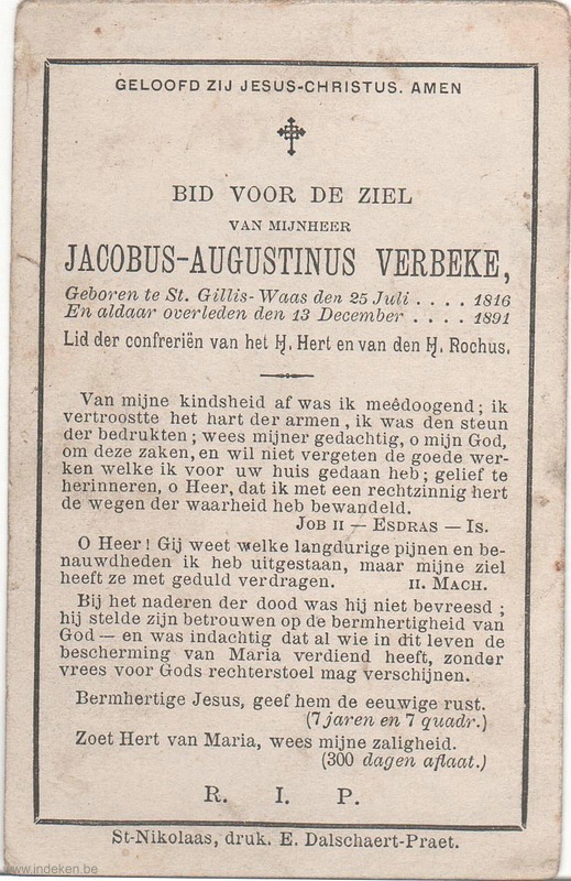 Jacobus Augustinus Verbeke