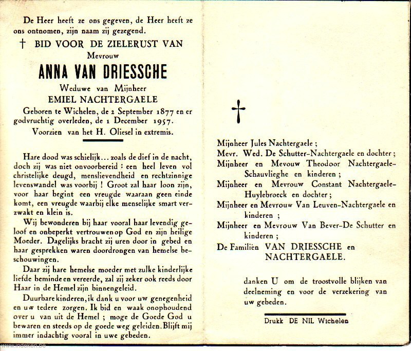 Anna Desideria Van Driessche