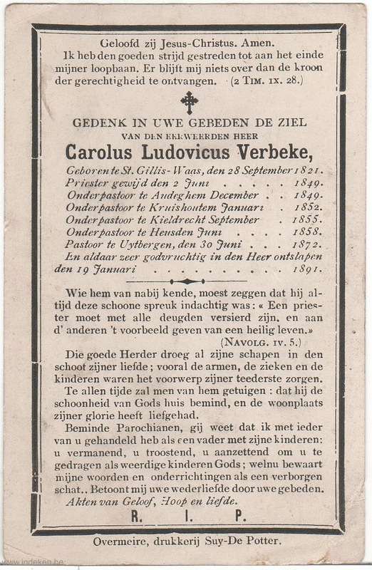 Carolus Ludovicus Verbeke