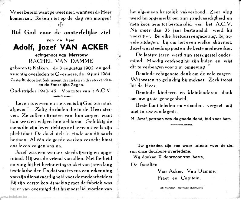 Adolf Jozef Van Acker