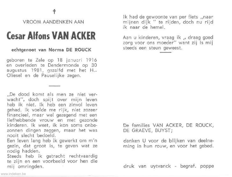 Cesar Alfons Van Acker