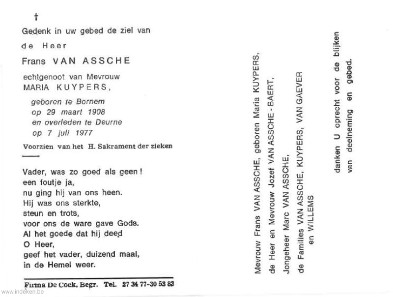 Frans Van Assche