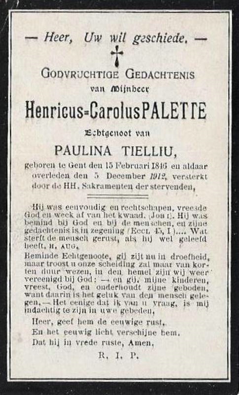 Henricus Carolus Palette