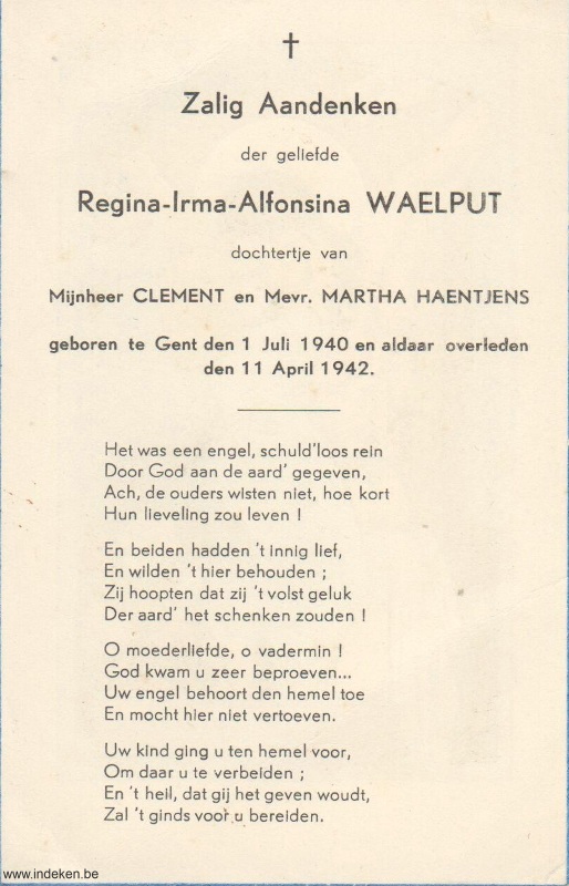 Regina Irma Alfonsina Waelput