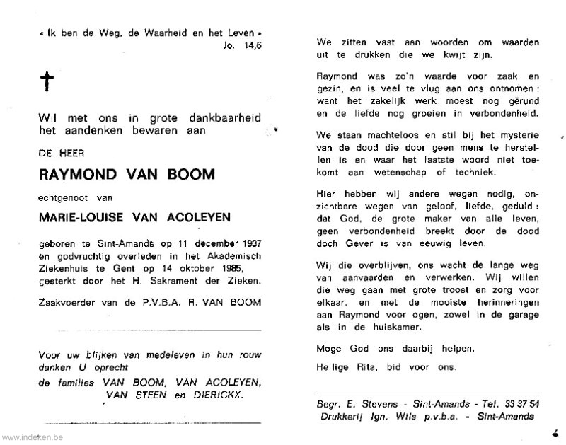 Raymond Van Boom