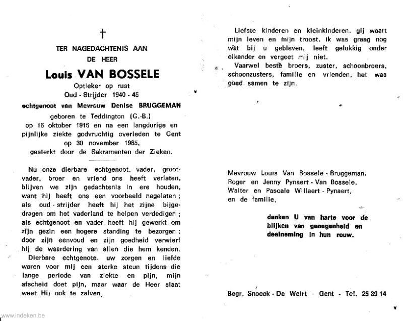 Louis Van Bossele
