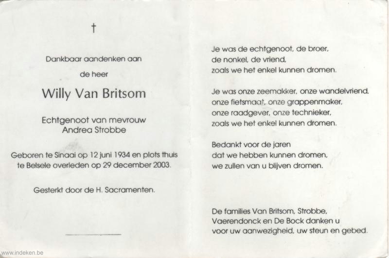 Willy Van Britsom