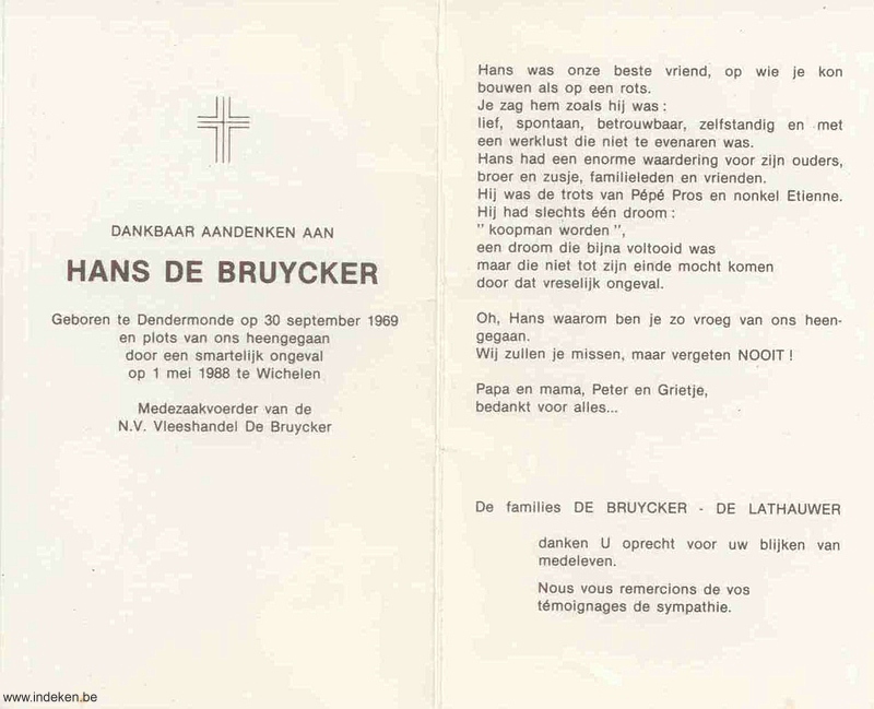 Hans De Bruycker