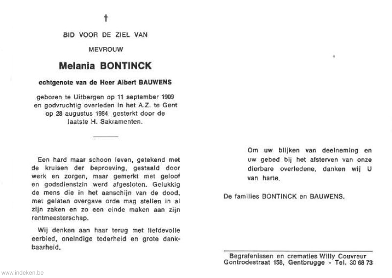 Melania Bontinck