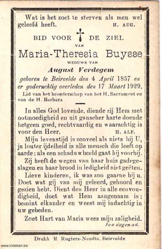 Maria Theresia Buysse