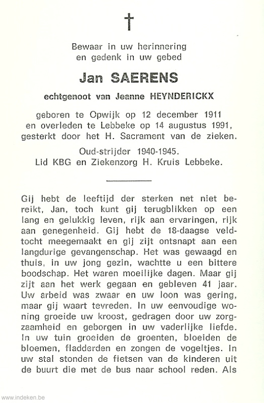 Jan Saerens