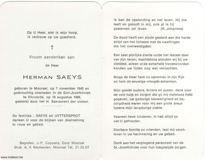Herman Saeys