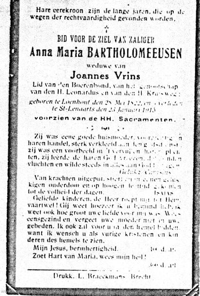 Anna Maria Bartholomeeusen