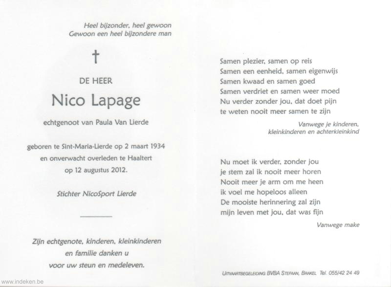 Nico Lapage