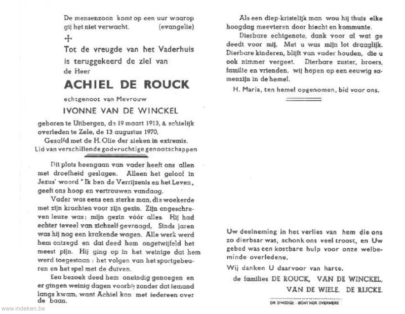 Achiel De Rouck