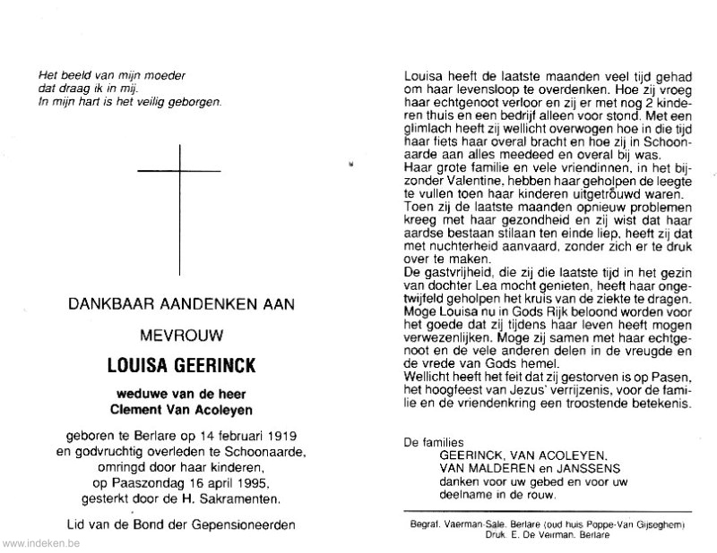 Louisa Geerinck