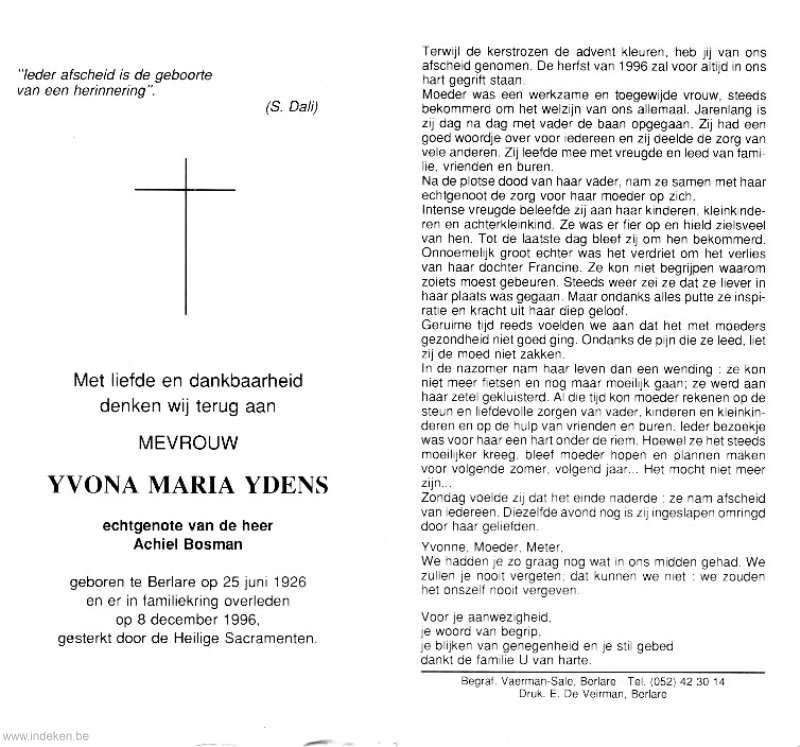Yvona Maria Ydens
