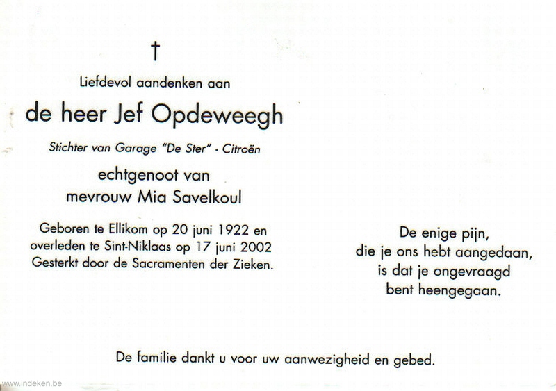 Jef Opdeweegh