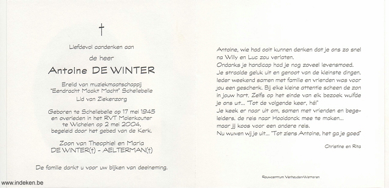 Antoine De Winter