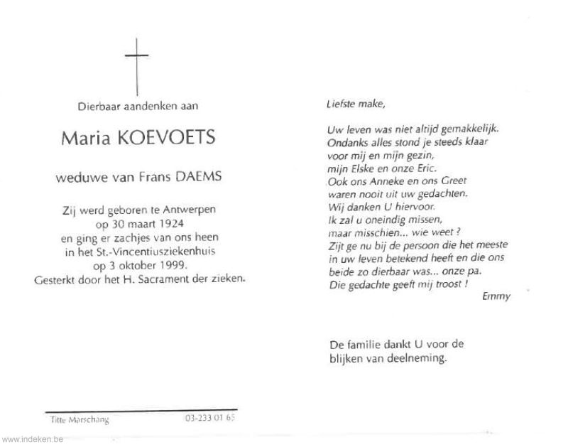 Maria Koevoets