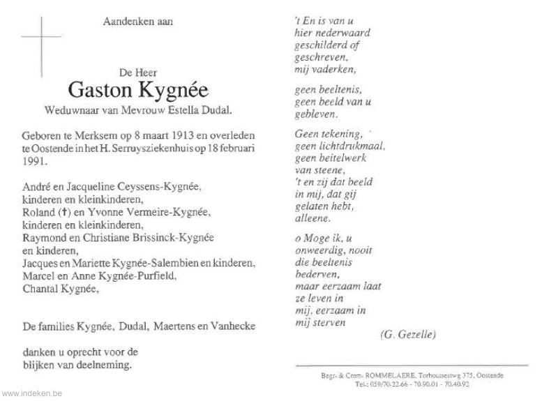 Gaston Kygnée