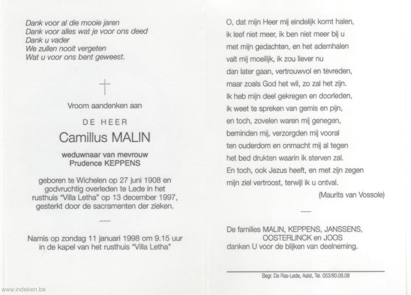 Camillus Malin