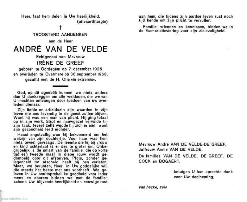 André Van De Velde