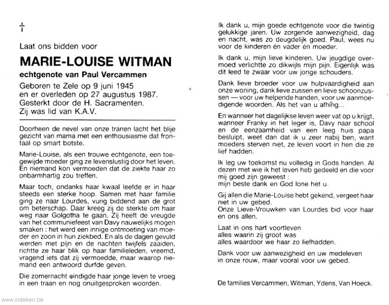 Marie Louise Witman