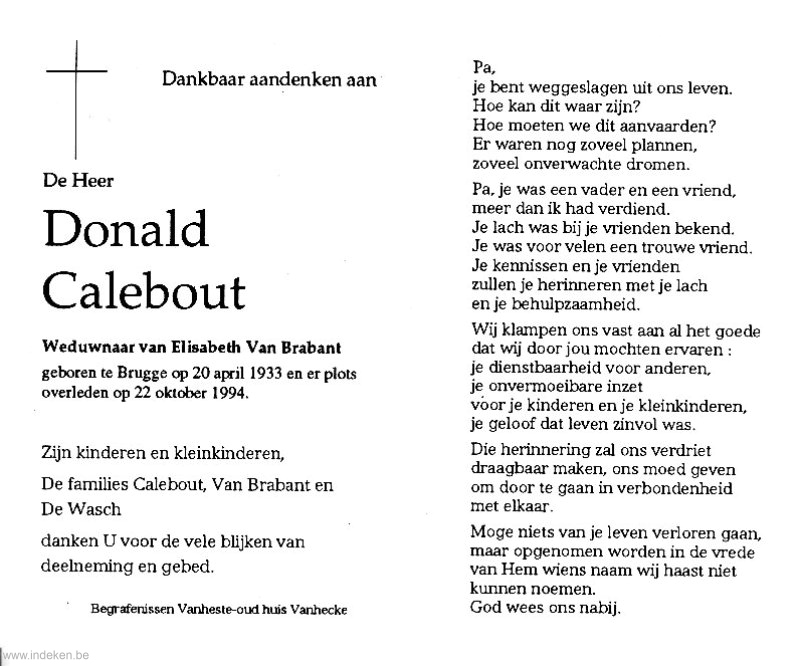Donald Calebout